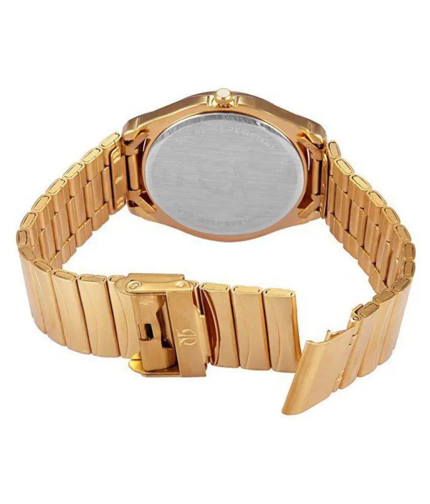 STYLISH TITAN ANALOG WATCH WITH DAY & DATE - GOLDEN - Utilityhubb