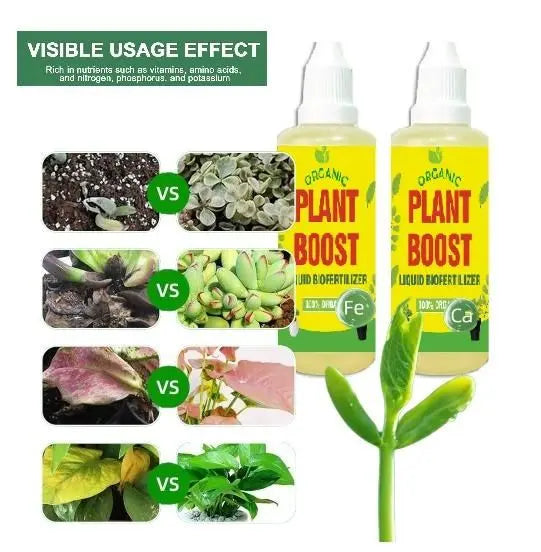 Plant Boost Liquid Biofertilizer for All Crops,Organic (Pack of 4) Roposo Clout