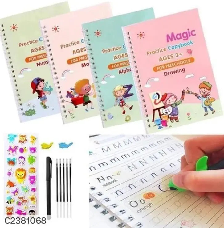 Sank Magic Practice Copybook for Kids - The Print Handwiriting Workbook-Reusable Writing Practice Book (Multi Magic Practice Book) - Utilityhubb