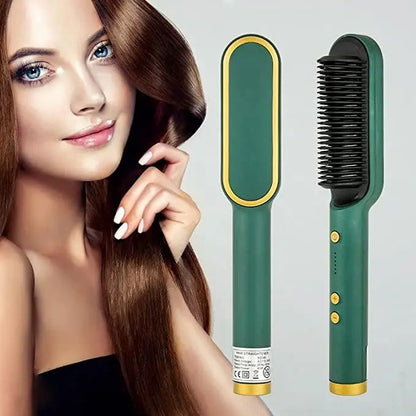 Professional Electric Hair Straightener Comb Brush - Utilityhubb