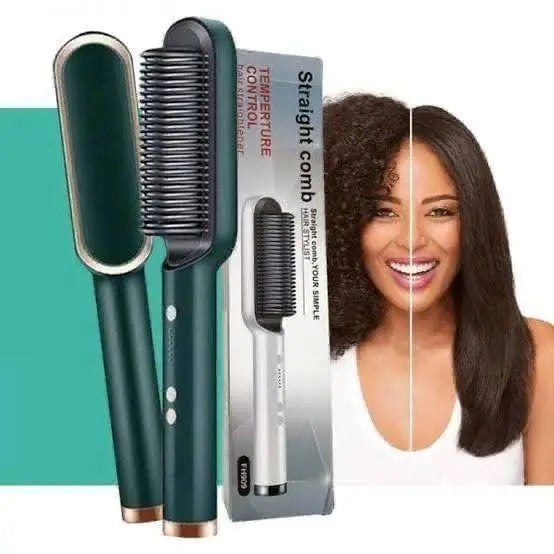 Professional Electric Hair Straightener Comb Brush - Utilityhubb