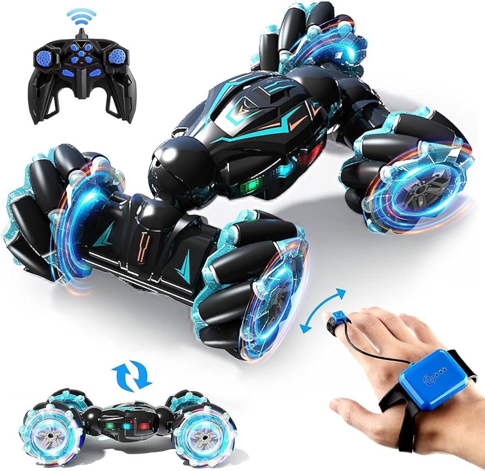 Gesture controlled rc stunt car