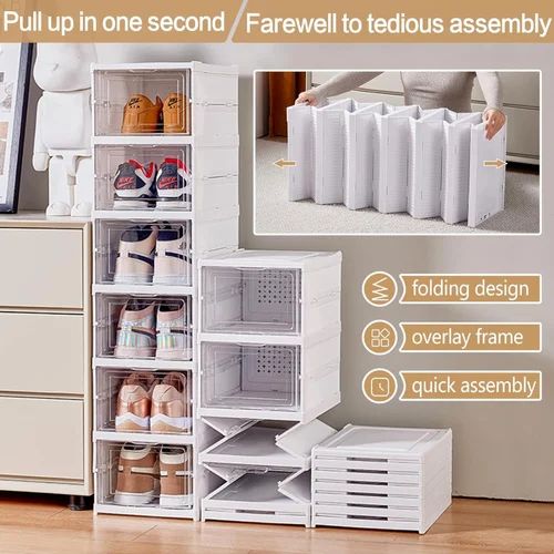 4 Layer Foldable Shoe Rack-Organizer