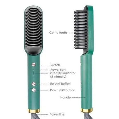 Professional Electric Hair Straightener Comb Brush - Utilityhubb