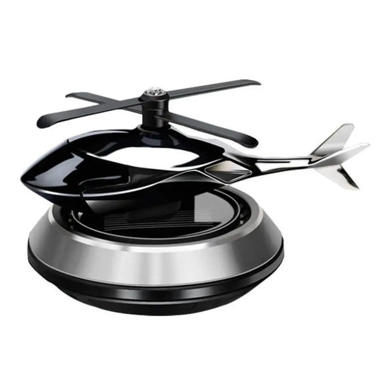 New Helicopter alloy Solar Car diffuser Air Perfume Utilityhubb