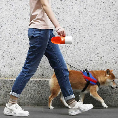 Pet Drinking Cup Pet Water Bottle Convenient Easy To Use Splash-Proof Splash-Proof One-Key Lock ABS Standard Utilityhubb