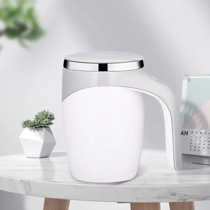 Rechargeable Model Automatic Stirring Cup Coffee Cup High Value Electric Stirring Cup Lazy Milkshake Rotating Magnetic Water Cup Utilityhubb