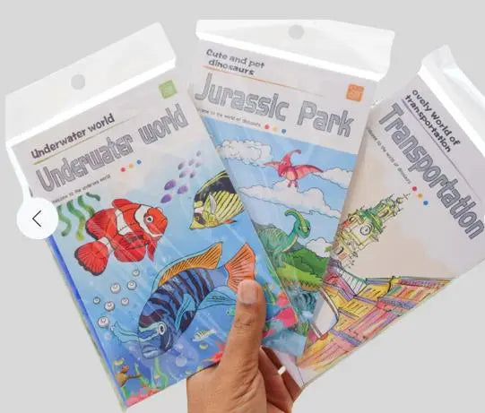 Water Coloring Books (3 pcs) Roposo Clout
